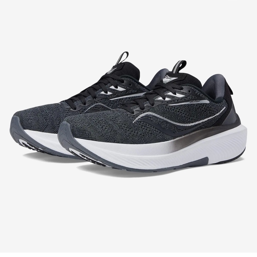 Saucony Echelon 9 Women’s Running Shoes – Black/White, Size
8.5